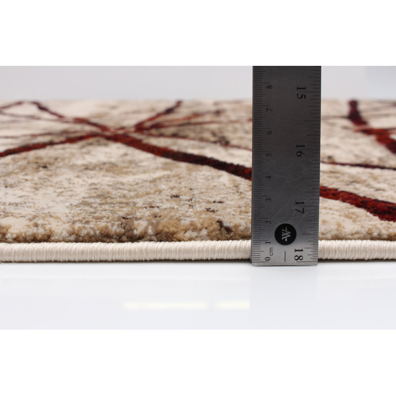 Artresha Abstract Indoor Rug, Rectange 6'7" x 9'6"