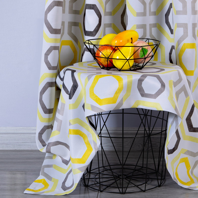 Carrena  Moroccan Geometric Boho Curtains for Living Room Bedroom Farmhouse  Semi Blackout Room Darkening Trellis Patterned Drapes 2 Panel Set 