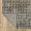 Tapis gris / beige à carreaux-105784209