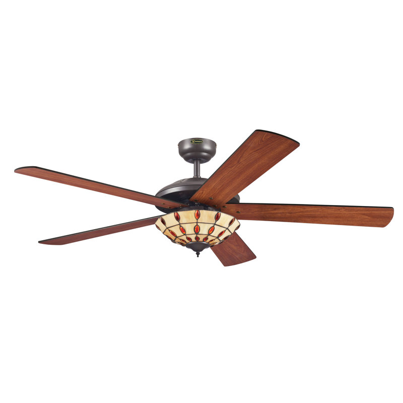 132cm Ceiling Fan with Light Kit