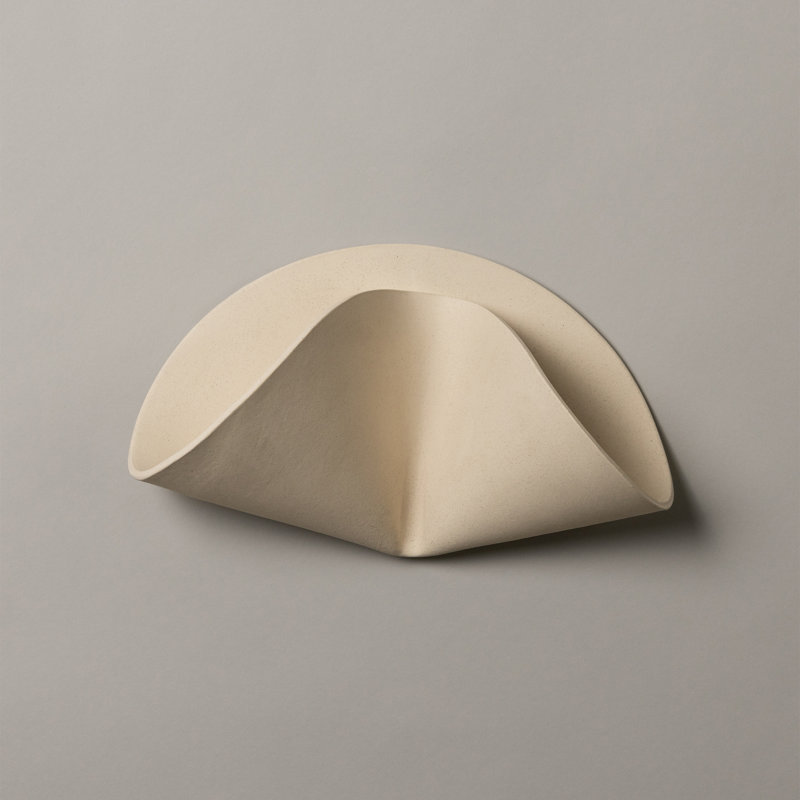 2 - Light Flush Mounted Sconce, Bone