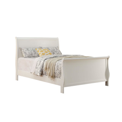 White Queen Size Bed With Design And Plywood Construction Modern Featuring Frame
