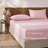 Pink Pinstripe Sheet Set Full Size - 100% Cotton Striped Bedding 4 Pieces, Soft Breathable Percale Weave, 17.5” Deep Pocket, Luxury Linen Like, All Season Comfort-123229406-123229405