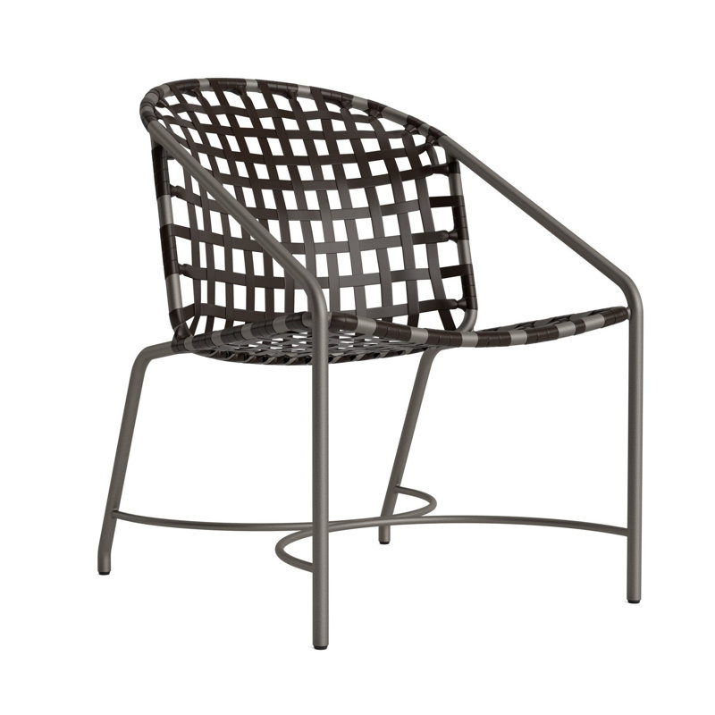 Kantan Outdoor Lounge Chair, Mica/Coffee