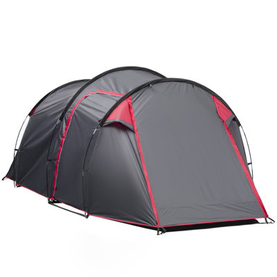 Arnlaugur 4Pop-up Camping Tent w/ Ground Sheet 4 Windows