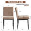 Chaise de salle à manger moderne avec pieds en métal-1281900306