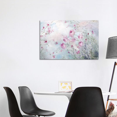 Rose Meadow by Debi Coules - Wrapped Canvas Painting