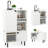 Stackable Bookcase With Adjustable Shelf And Cubes