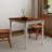 Modern Farmhouse Rectangular Solid Wood Dining Table-737888476