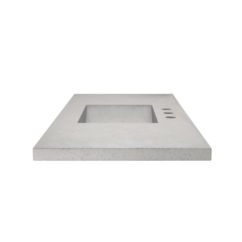 Palomar 48.5" Single Bathroom Vanity Top with Sink, Ash, 8" Centers