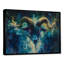 Bleu astrologie Capricorne, Constructeur cosmique - astronomie, décoration murale Capricorne-1468885514-1468885518