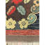 Tapis traditionnel crocheté en laine traditionnel américain à motif de feuilles des années 1880 3 pi 0 po x 3 pi 0 po