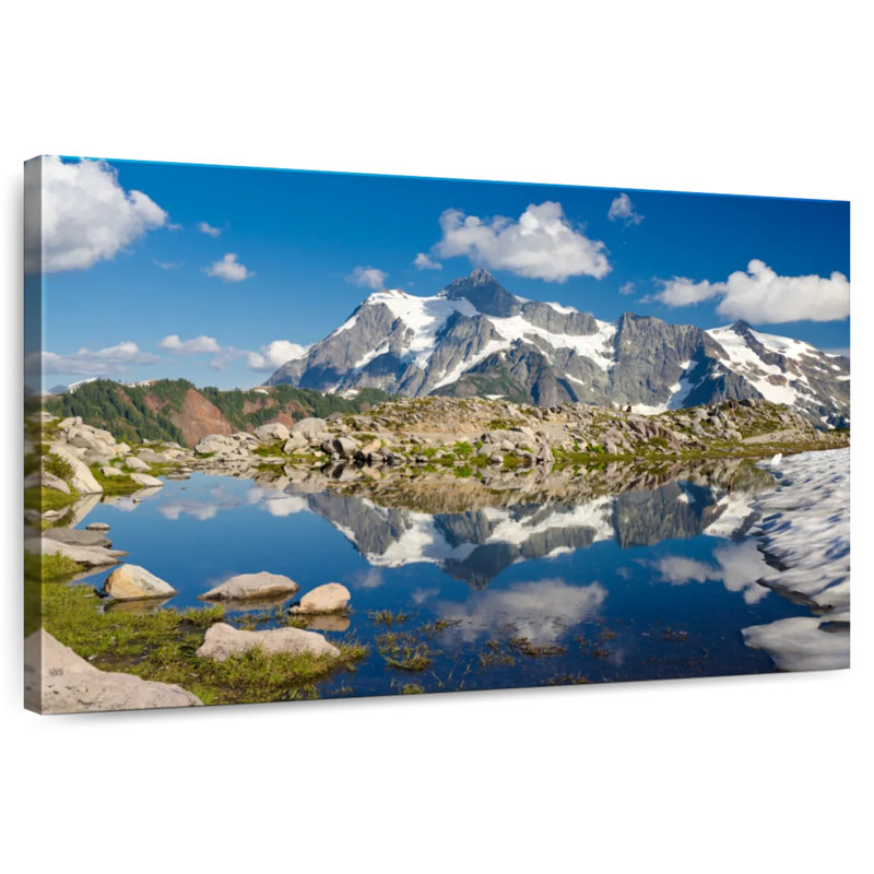 Alvord Mt. Baker Lake Reflections, 26" H x 39" W