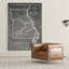 Carte antique du Missouri, impression sur toile-1465738051