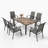Argyri 6 - Person Patio Dining Set with Rectangular Table