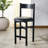 Zoyah Tayla Leather Counter Stool-1748284111