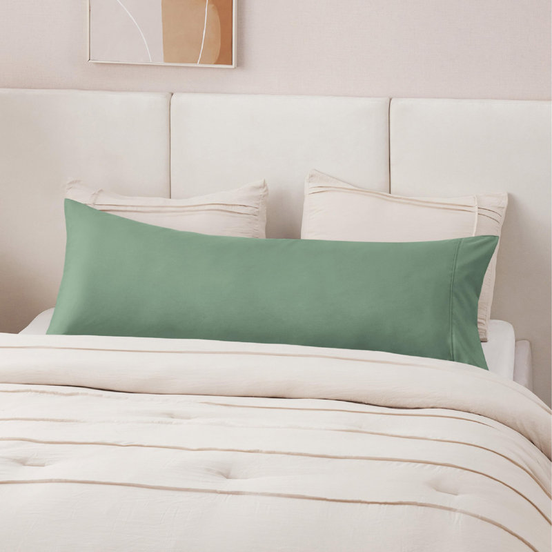 Bedsure Polyester Microfiber Pillow Cases With Envelop Closure, Sage Green