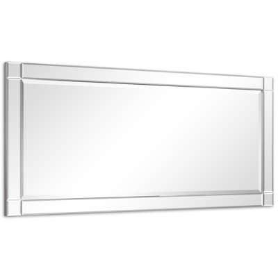 Norvin Solid Wood Rectangle Mirror