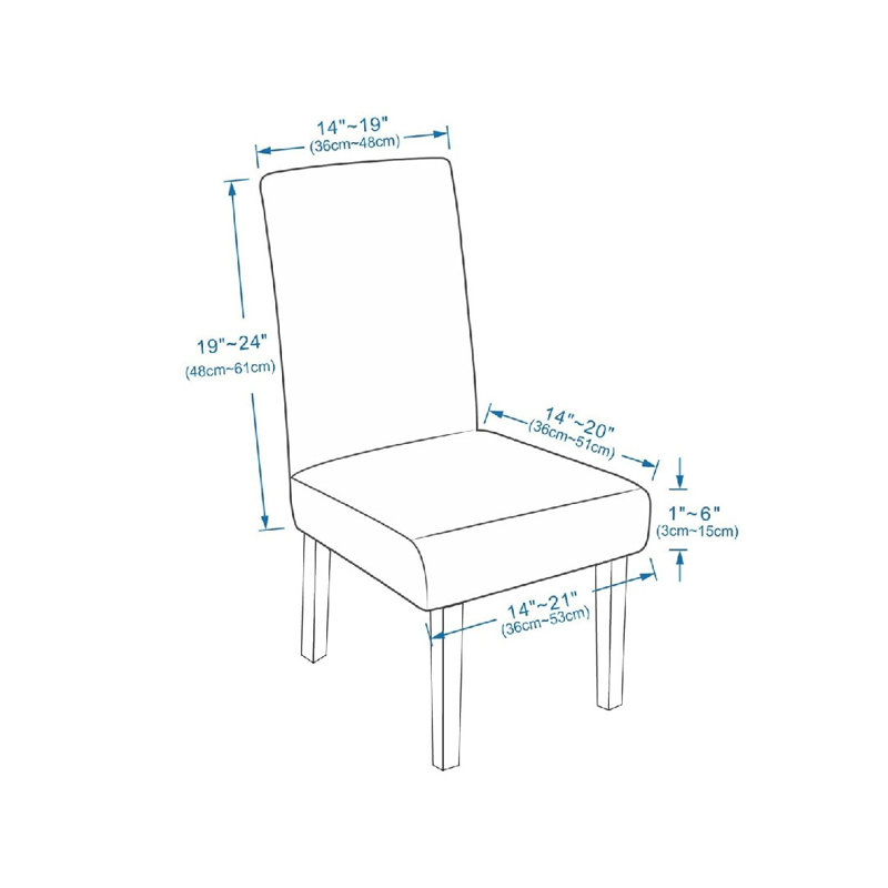 Dining Chair Slipcover, White
