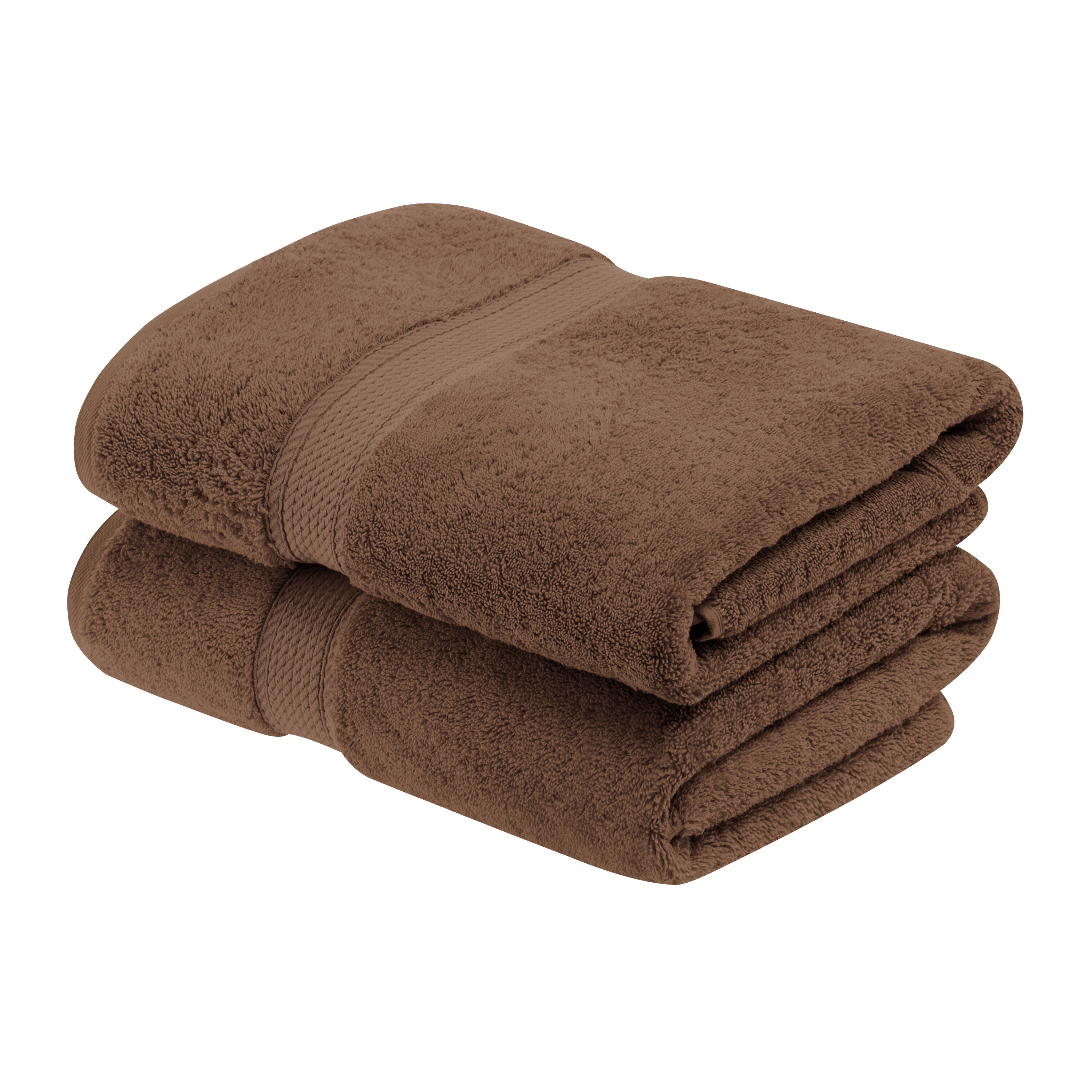 Huson 800 GSM 2 Piece Egyptian-Quality Cotton Bath Towel Set