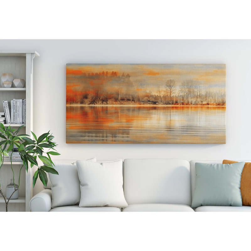 Serenity by Parvez Taj - Wrapped Canvas Painting, 76cm H x 152cm W