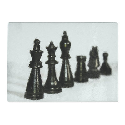 Chess Pieces Vol.1 Painting Chopping Board