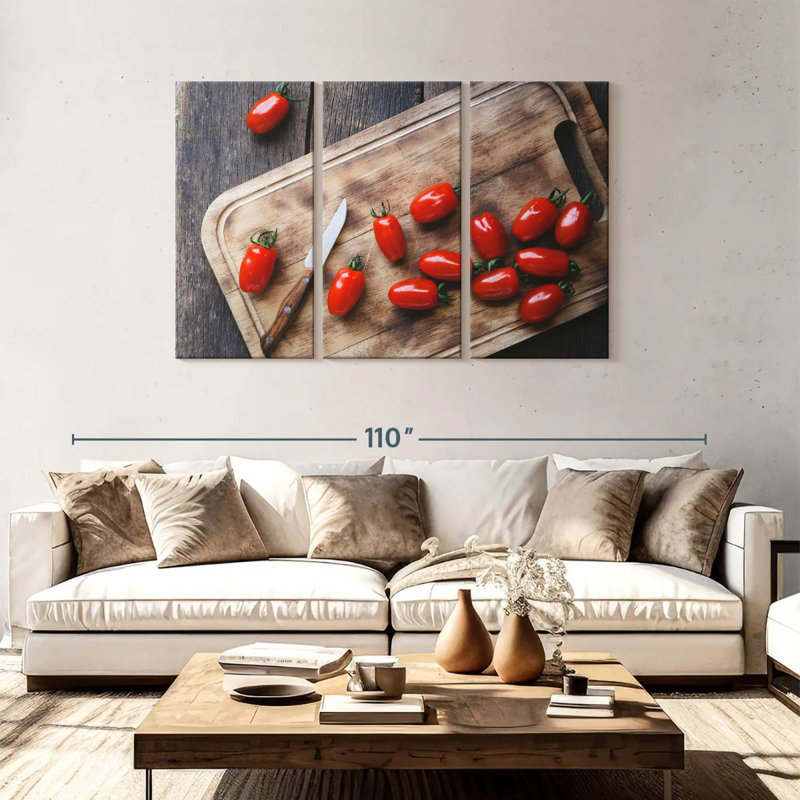 Yarlin Plum Tomatoes, 48" H x 74" W