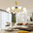 39.4" Bladeless Ceiling Fan with Remote and 10 lights-1419108088