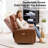 34.7'' Wide Modern Swivel and Rocker Power Recliner with USB Port-1765335082