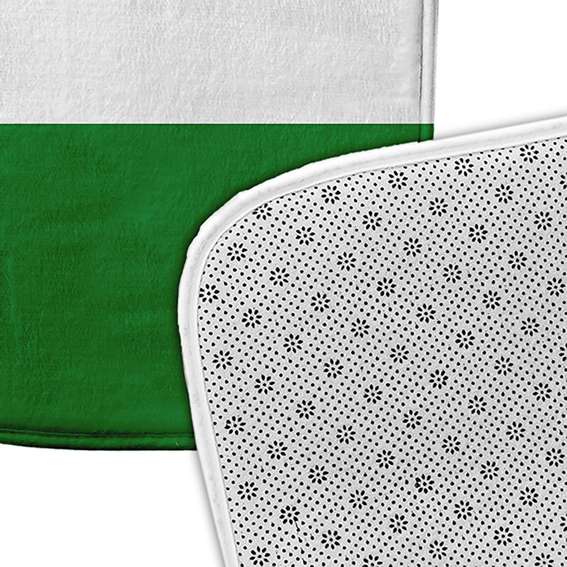 Tapis de bain Aikam, Vert / mauve