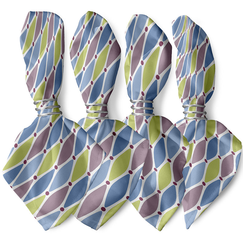 Ensemble de serviettes 4 pièces Odelina, Bleu
