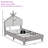 Crown PU Leather Princess Bed-38621366