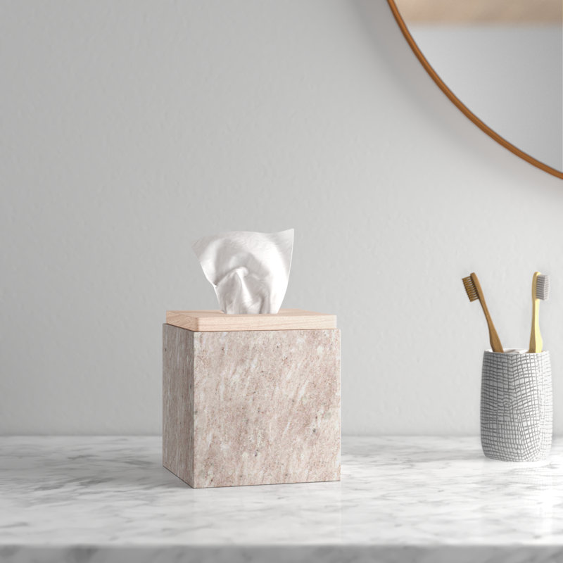 Vesuvio Marble Tissue Box Cover