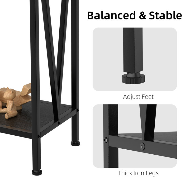 Myakka 9.8'' Console Table, Black