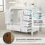 Meuble-lavabo blanc 36 po Vespera Lune