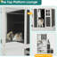 Maison de chat polyvalente pour l'extérieur et l'intérieur avec plusieurs plateformes et dispositifs de sécurité pour le confort et le plaisir des chats