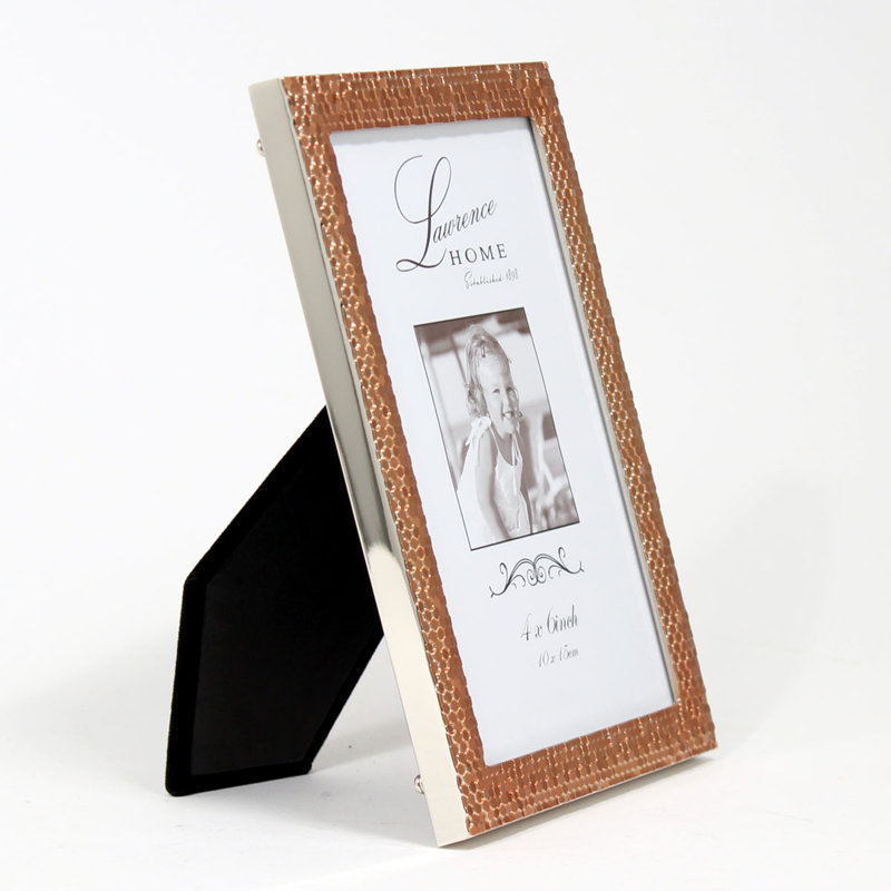 Ried Single Picture Frame, Silver, 4" x 6"