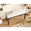 Banc de 38 po Mid-Century Modern