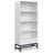 Wilmington Solid Wood Industrial 60 Inch Wide Desk With 30 Inch Wide Bookcase In White (set Of 2)-2060106369