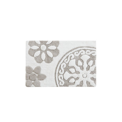 Tapis de bain en coton touffeté Medallion