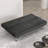 Charcoal Finish Contemporary Style Futon Sofa Bed Convert Into Bed With Hidden Support Metal Leg Chrome Finish Base Legs-833140160