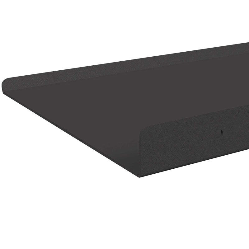 Steel Floating Shelf, Black