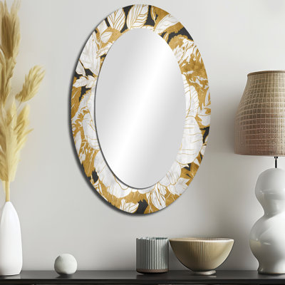 Miroir mural blanc exquis