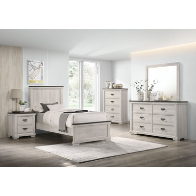 Ensemble de chambre à coucher à panneau Dareck 3-3_Melisent
