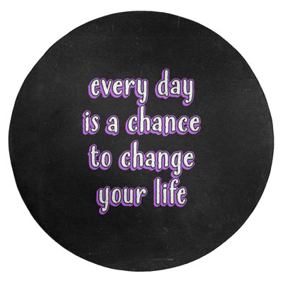 Quotes Chenille Indoor Rug