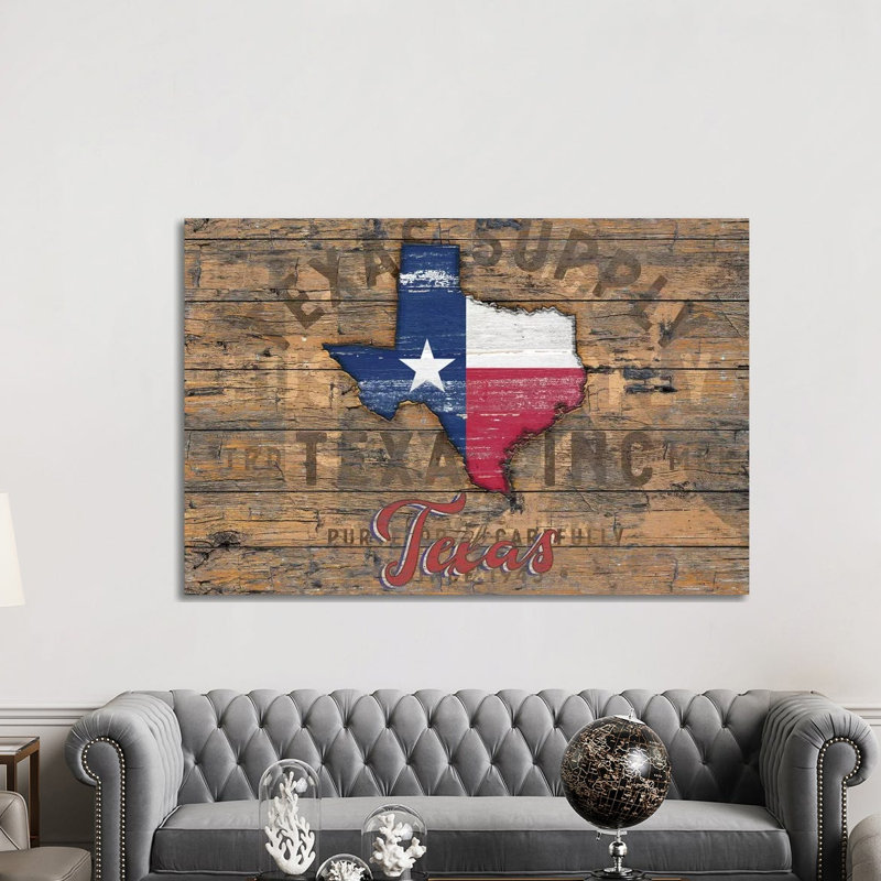 Rustic Morning In Texas State by Diego Tirigall - Print on Canvas, 101.6cm H x 152.4cm W x 3.81cm D, Wrapped Canvas