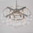 Yader 8 - Light Dimmable Tiered Bubble Chandelier with Textured Globe Glass-1738244497