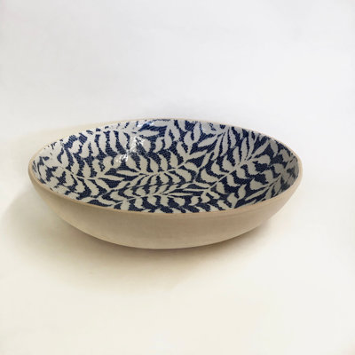 Cobalt Stoneware Serving Bowl
