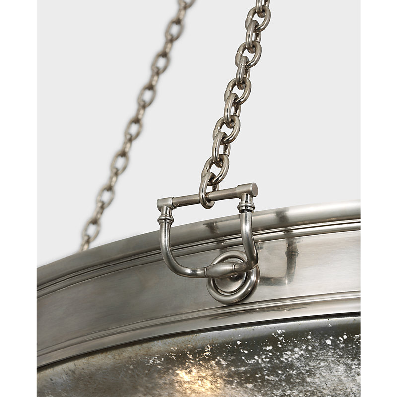 Marie Flanigan Chandelier, Pewter, 9 Lights