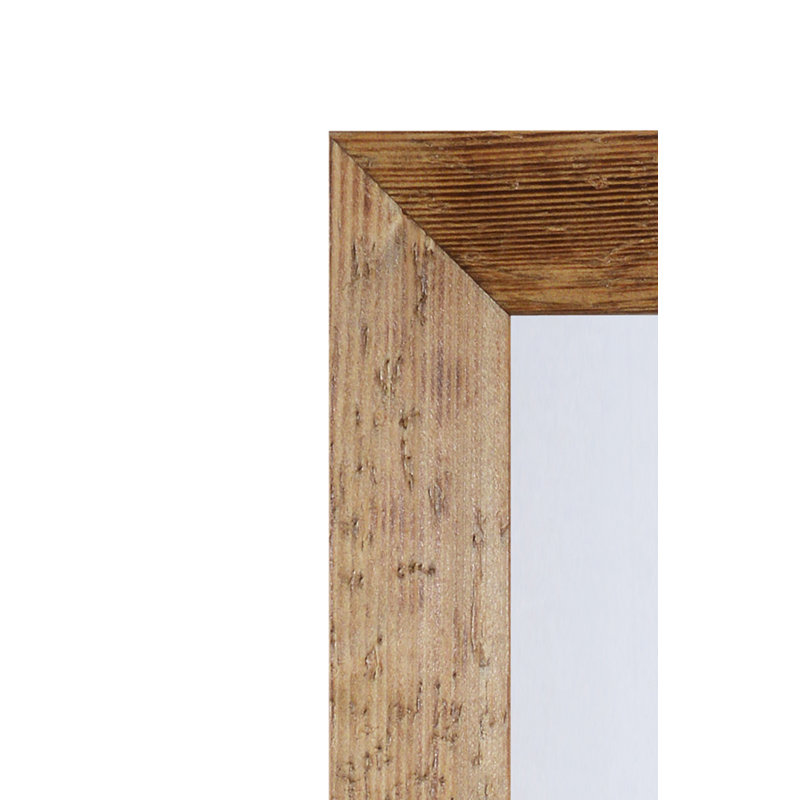 Granger Solid Wood Flat Wall Mirror, Natur